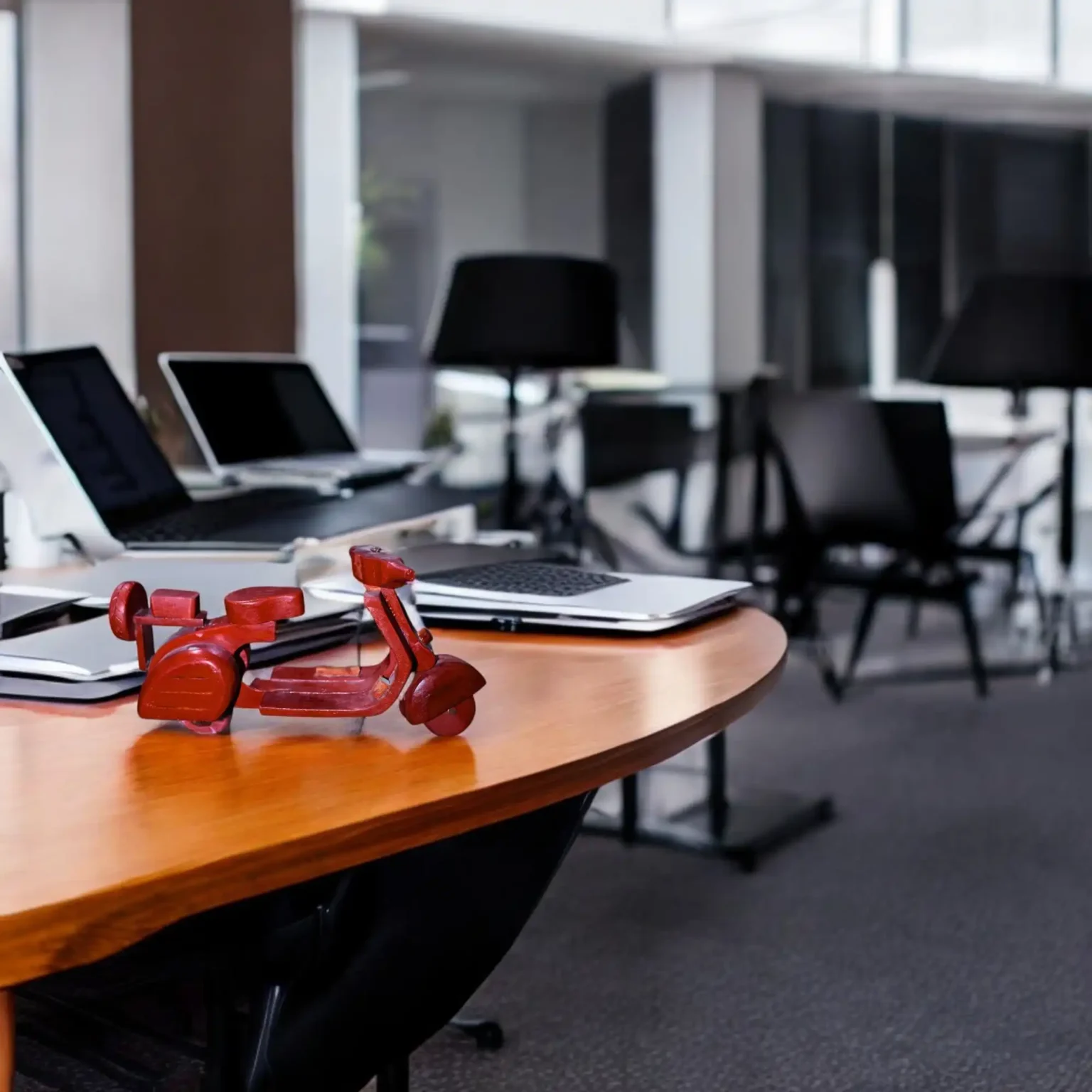Wooden Vespa Scooter Showpiece