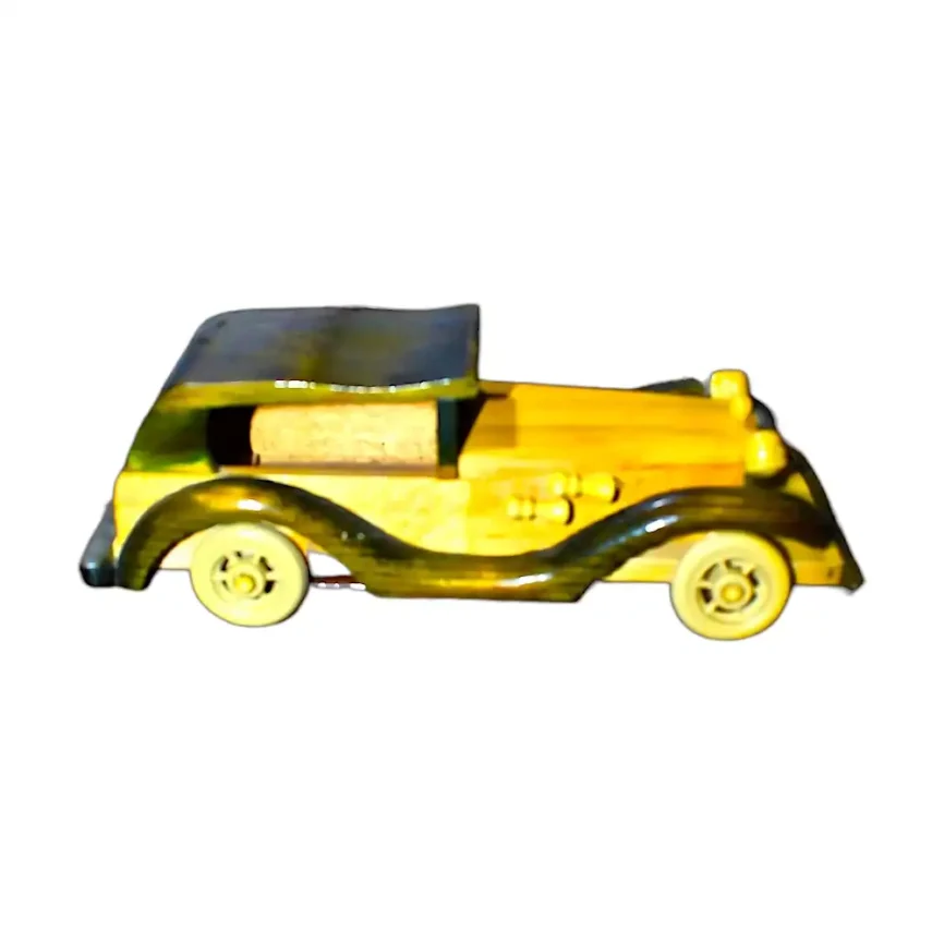 Wooden Vintage Royal Royce Showpiece Angle 1