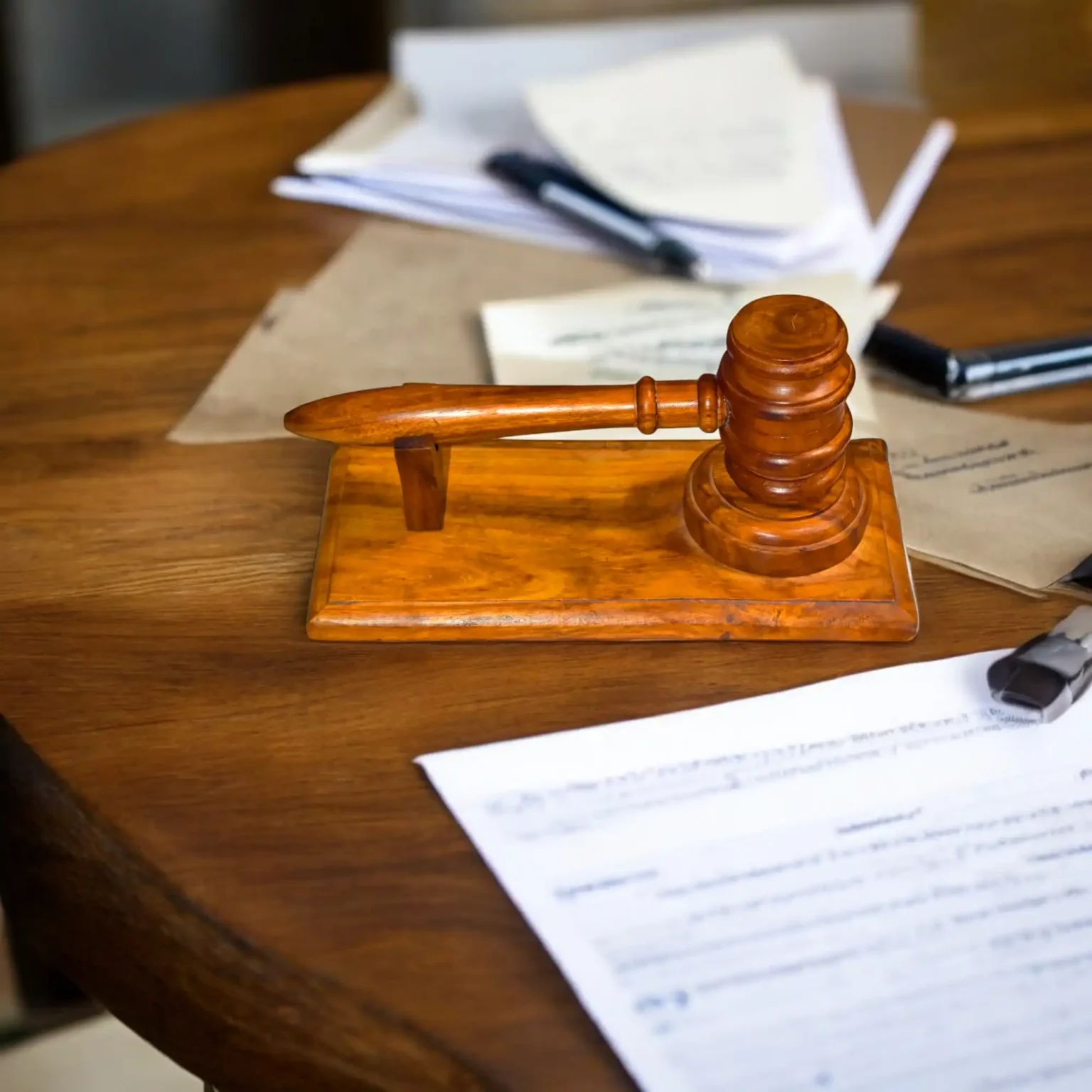 Wooden Gavel - Judge's Hammer