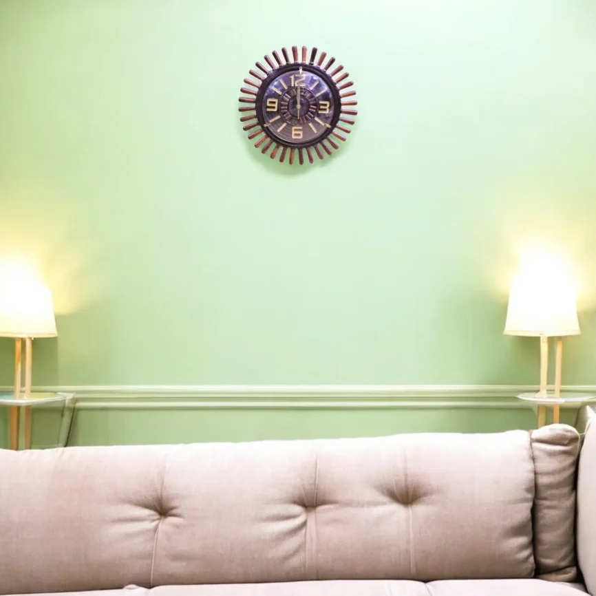 Saayah– Black Wooden Wall Clock