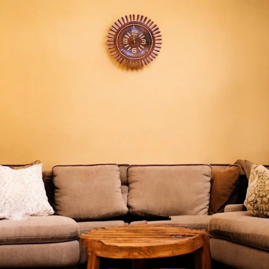 Walnet Ring - Wooden Wall Clock