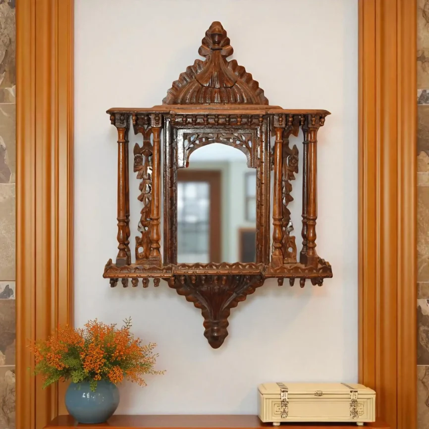 Premium Wooden Jharoka Mirror