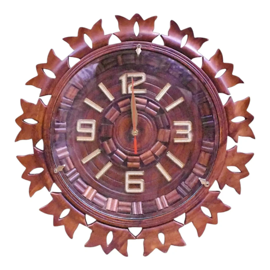 Shark - Wooden Wall Clock Angle 1