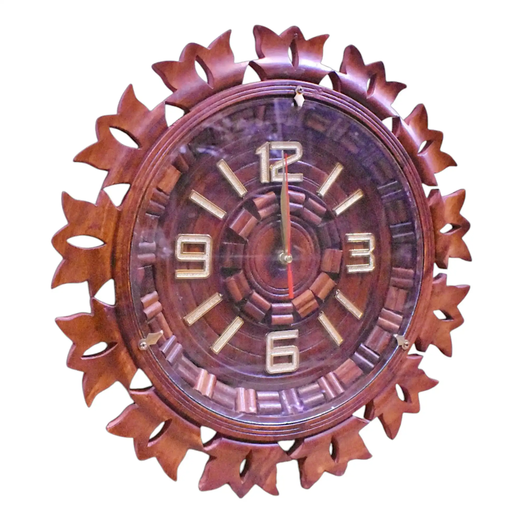 Shark - Wooden Wall Clock Angle 2