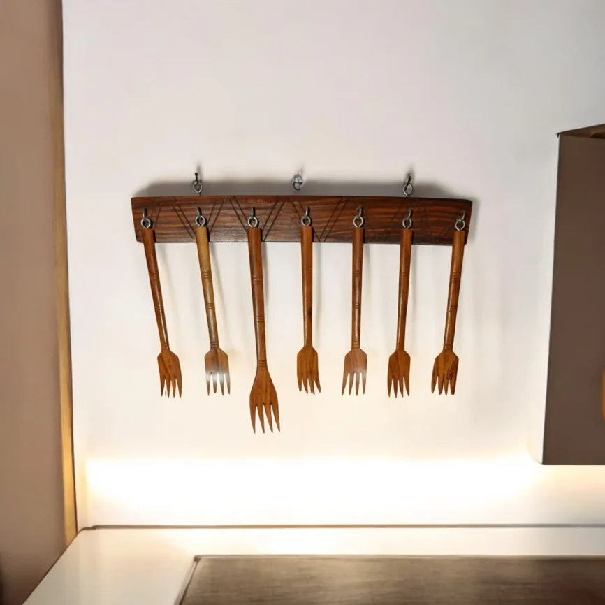 Wooden Fork Set