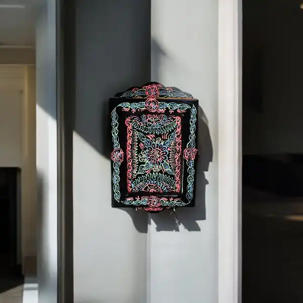 Wooden Wall-Attached Key Holder