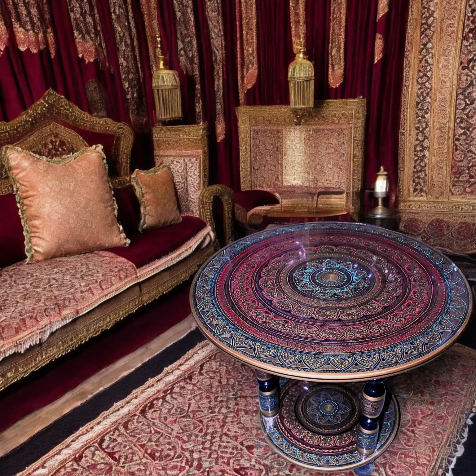 Ember – Double Story Naqshi Table