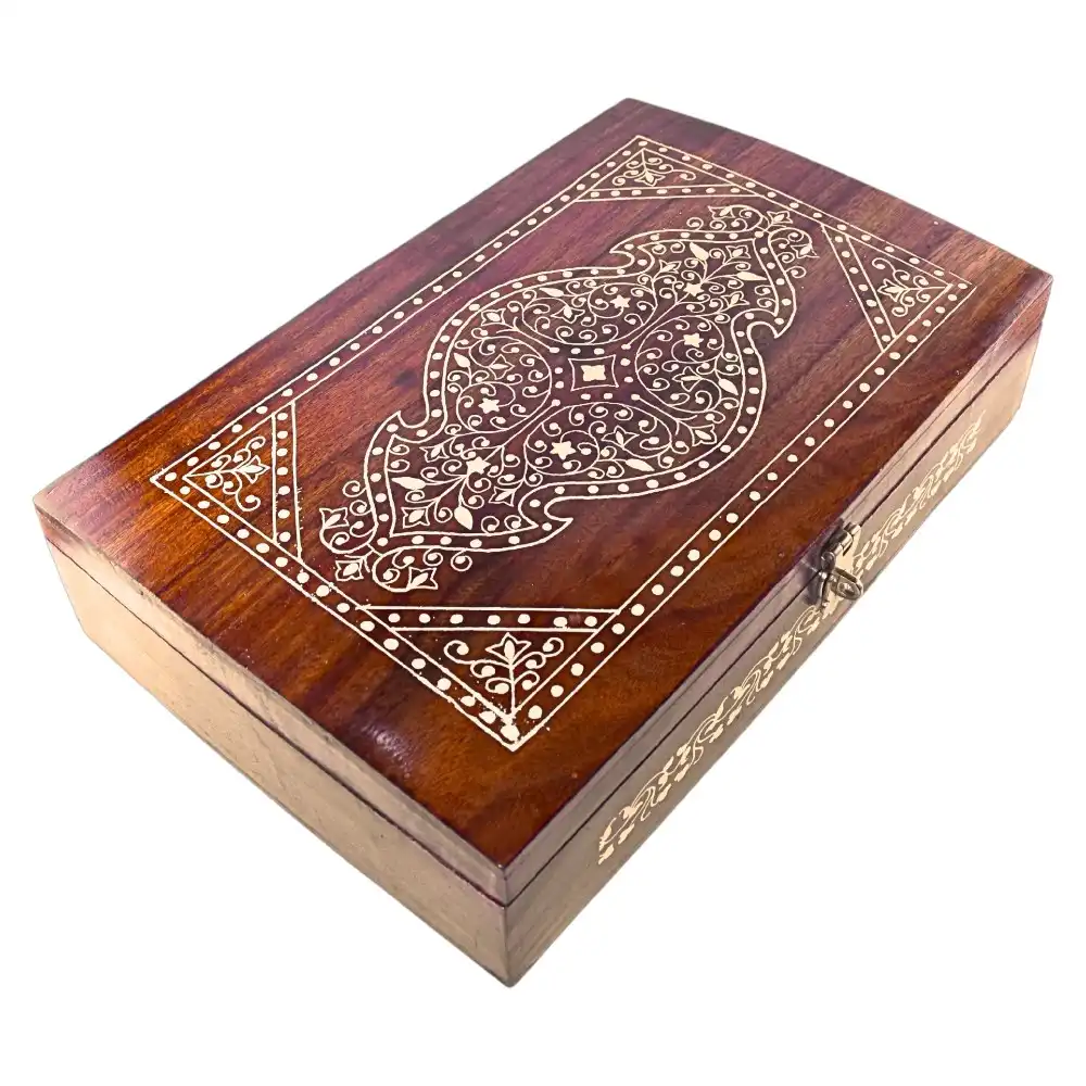 Pyramid – Wooden Jewelry Chest Angle 2