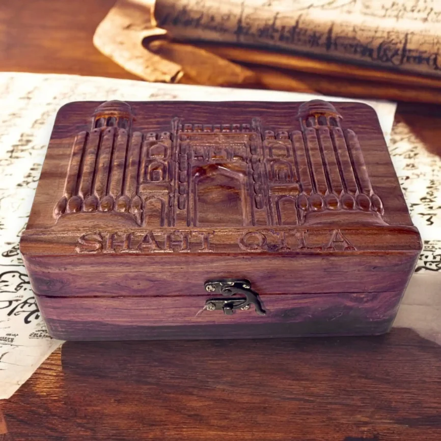 Shahi Qila - Wooden Jewelry Chest