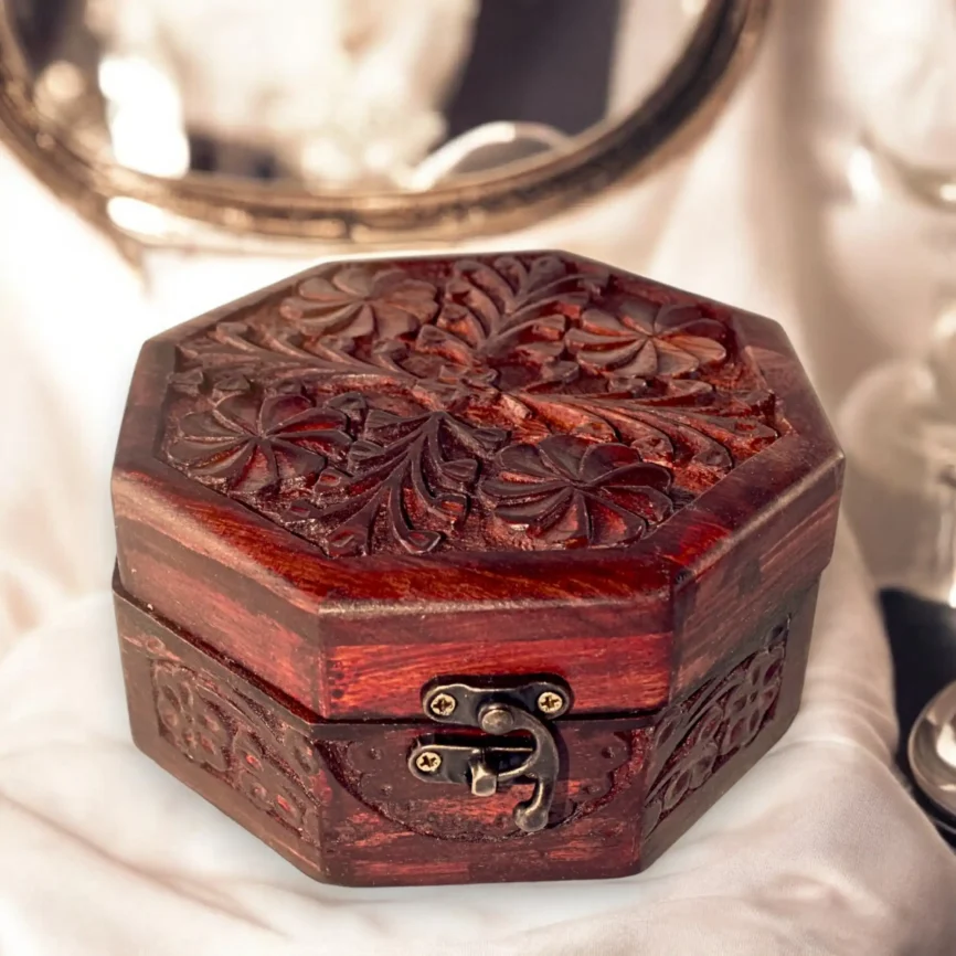 Octagon - Wooden Jewelry Chest