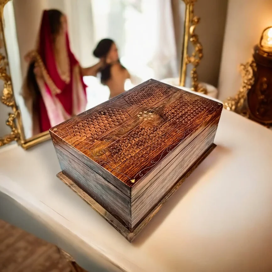 Sparta - Wooden Super Jewelry Chest